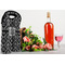 Monogrammed Damask Double Wine Tote - LIFESTYLE (new)