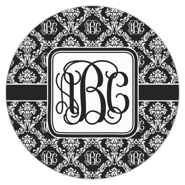 Monogrammed Damask Drink Topper - Large - Single