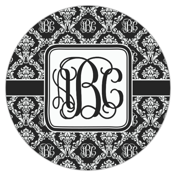 Monogrammed Damask Drink Topper - Small - Single
