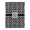 Monogrammed Damask Duvet Cover - Twin XL - Front