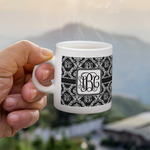 Monogrammed Damask Single Shot Espresso Cup - Single