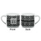 Monogrammed Damask Espresso Cup - 6oz (Double Shot) (APPROVAL)