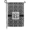 Monogrammed Damask Small Garden Flag - Single Sided