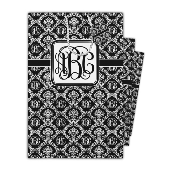 Monogrammed Damask Gift Bags - Parent/Main