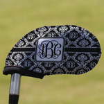 Monogrammed Damask Golf Club Iron Cover