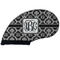 Monogrammed Damask Golf Club Covers - FRONT