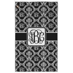 Monogrammed Damask Golf Towel - Poly-Cotton Blend