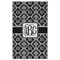 Monogrammed Damask Golf Towel - Poly-Cotton Blend - Large