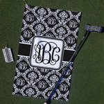 Monogrammed Damask Golf Towel Gift Set (Personalized)