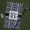 Monogrammed Damask Golf Towel Gift Set - Main