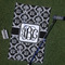 Monogrammed Damask Golf Towel Gift Set (Personalized)