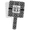 Monogrammed Damask Hand Mirrors - Front/Main