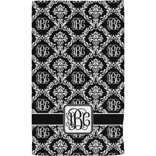 Monogrammed Damask Hand Towel (Personalized)