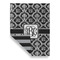 Monogrammed Damask House Flags - Double Sided - FRONT FOLDED