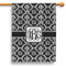Monogrammed Damask House Flags - Single Sided - PARENT MAIN