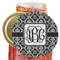 Monogrammed Damask Jar Opener