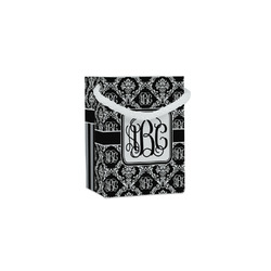 Monogrammed Damask Jewelry Gift Bags - Gloss
