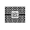 Monogrammed Damask Jigsaw Puzzle 252 Piece - Front