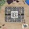 Monogrammed Damask Jigsaw Puzzle 500 Piece - In Context