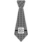 Monogrammed Damask Just Faux Tie