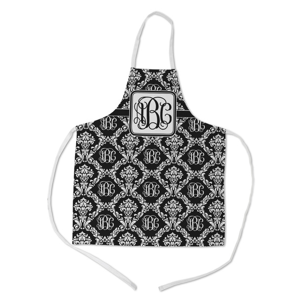 Custom Monogrammed Damask Kid's Apron