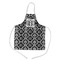 Monogrammed Damask Kid's Apron