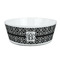 Monogrammed Damask Kid's Bowl