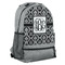 Monogrammed Damask Backpack