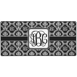Monogrammed Damask 3XL Gaming Mouse Pad - 35" x 16"
