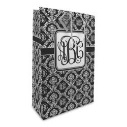 Monogrammed Damask Large Gift Bag