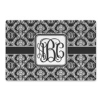 Monogrammed Damask Large Rectangle Car Magnet