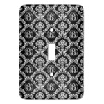 Monogrammed Damask Light Switch Cover