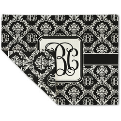 Monogrammed Damask Double-Sided Linen Placemat - Single
