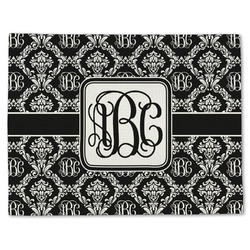 Monogrammed Damask Single-Sided Linen Placemat - Single