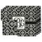 Monogrammed Damask Linen Placemat
