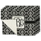 Monogrammed Damask Linen Placemat - MAIN Set of 4 (single sided)