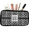 Monogrammed Damask Makeup / Cosmetic Bag - Small (Personalized)