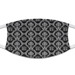 Monogrammed Damask Cloth Face Mask (T-Shirt Fabric) (Personalized)