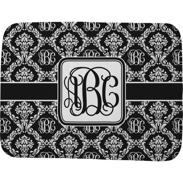 Monogrammed Damask Memory Foam Bath Mat 48 X 36