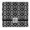 Monogrammed Damask Microfiber Dish Rag