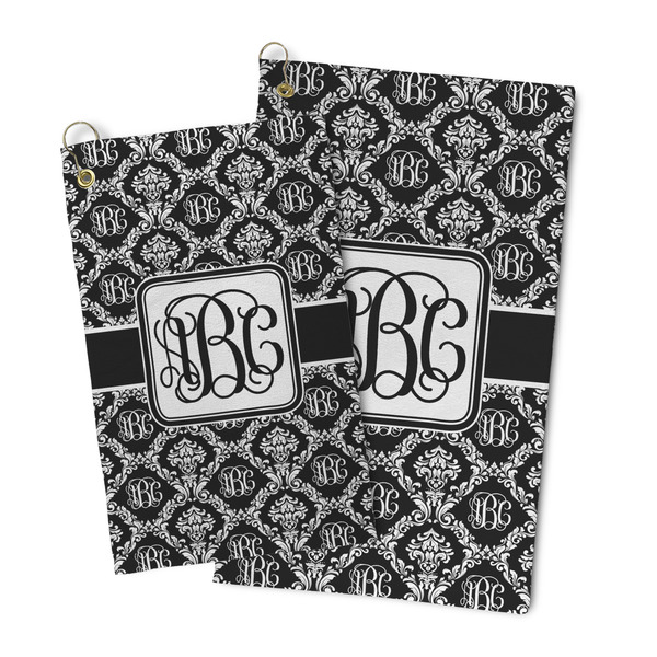 Monogrammed Damask Microfiber Golf Towel - PARENT/MAIN