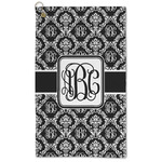 Monogrammed Damask Microfiber Golf Towel