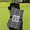 Monogrammed Damask Microfiber Golf Towels - LIFESTYLE