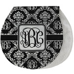 Monogrammed Damask Burp Pad - Velour
