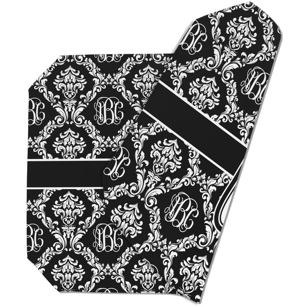 Custom Monogrammed Damask Dining Table Mat - Octagon (Double-Sided)