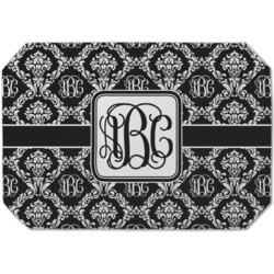 Monogrammed Damask Dining Table Mat - Octagon (Single-Sided)