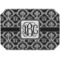 Monogrammed Damask Octagon Placemat - Single front