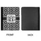 Monogrammed Damask Padfolio Clipboards - Large - APPROVAL