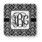Monogrammed Damask Paper Coasters - Approval