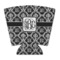 Monogrammed Damask Party Cup Sleeves - with bottom - FRONT